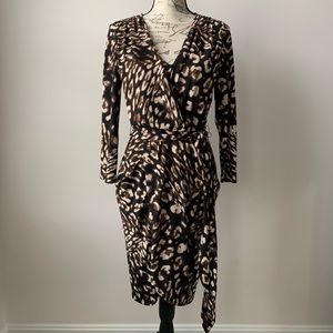 BCBGMaxAzria Leopard Print Dress